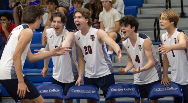 St. Margaret’s wins the CIF-SS Division 3 boys volleyball championship...