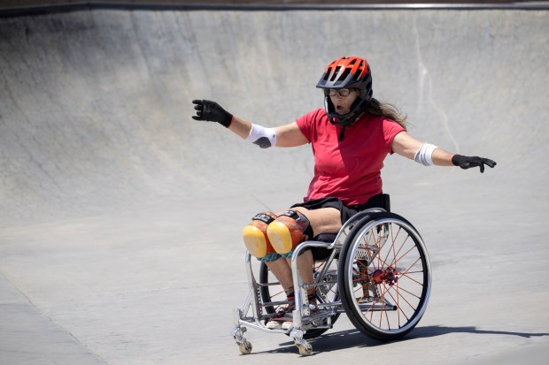 Tracie Garacochea doesn’t let her wheelchair stop her from experiencing...