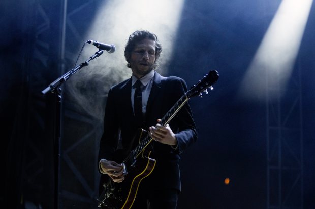 Interpol performs on the Sad Girls stage during the Cruel...